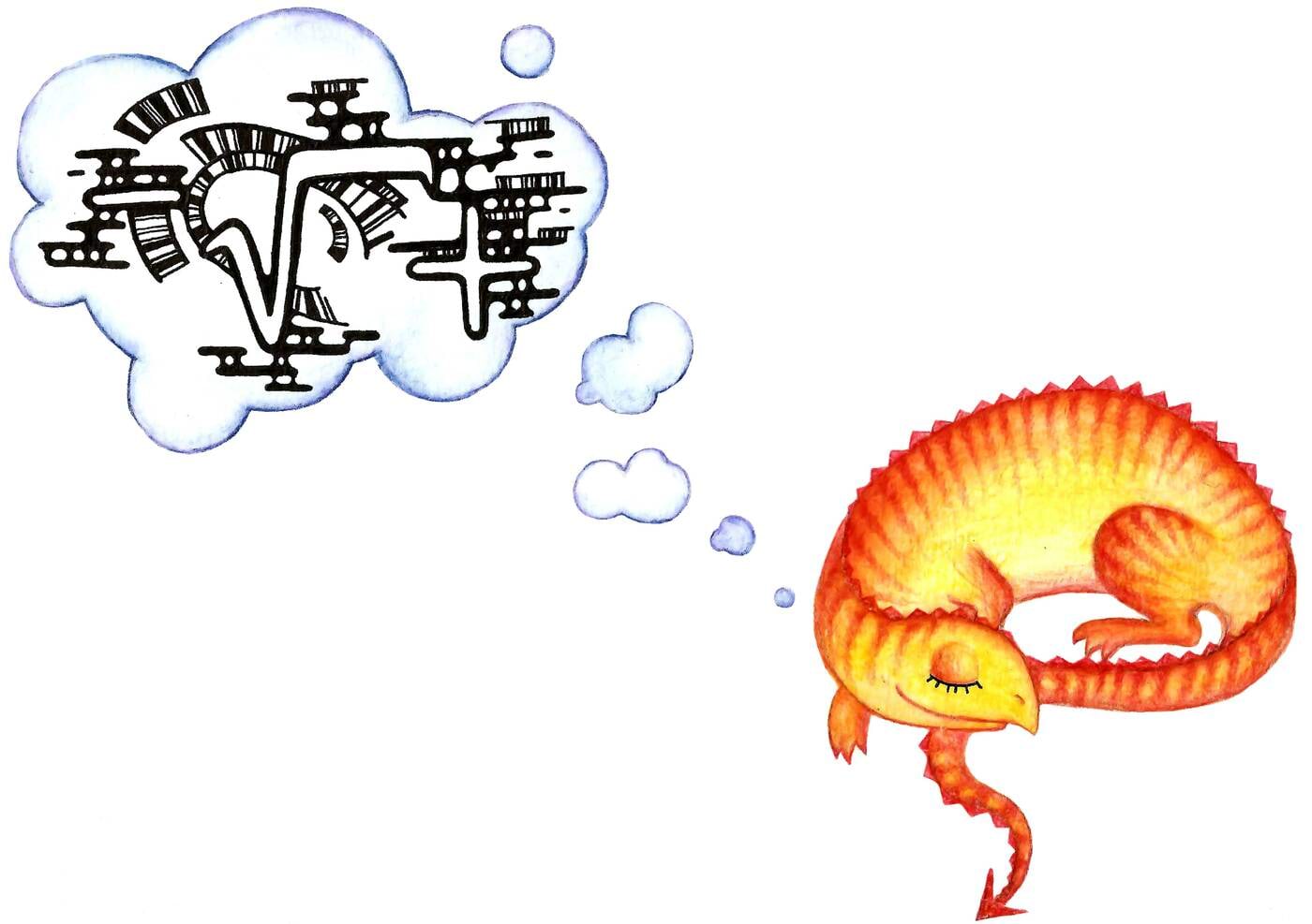 Draakon unistab ruutjuurest<br>