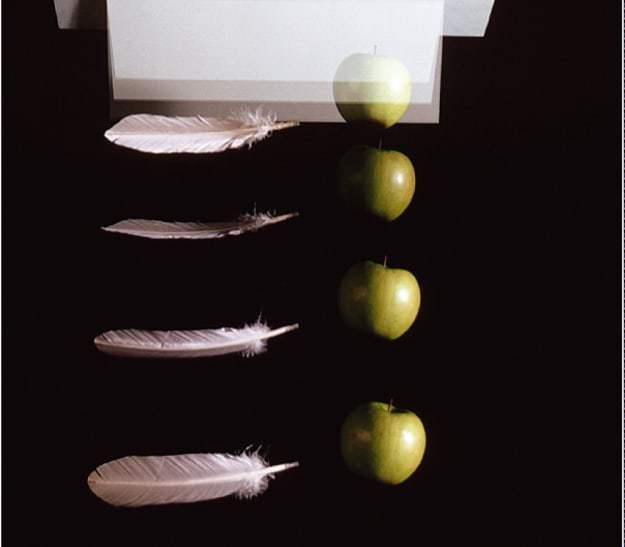 Sulg ja õun vaakumtorus