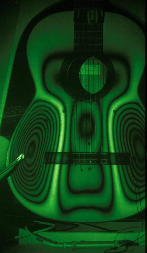 Hologramm helisevast kitarrist