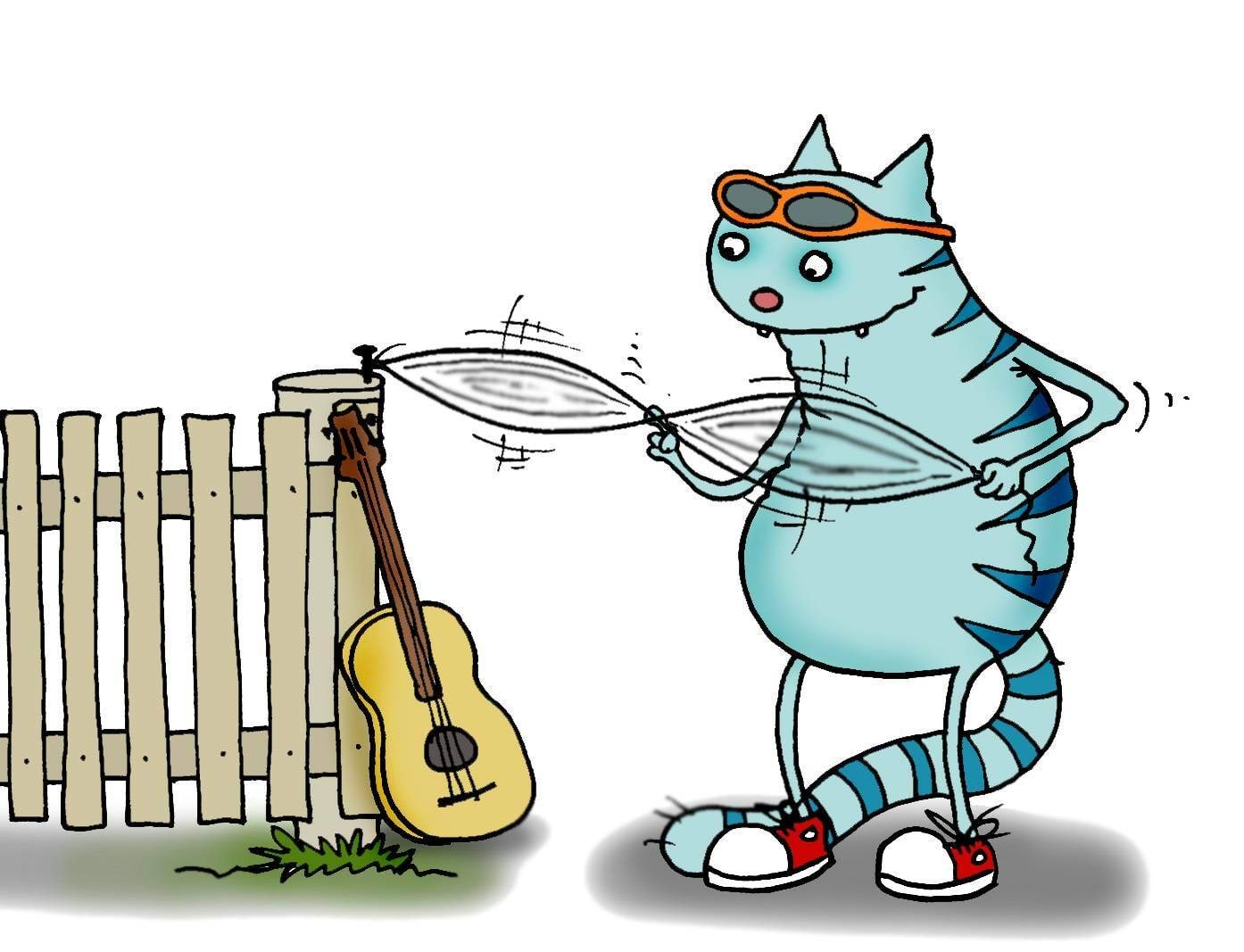 Kass mängib keelpilli<br>