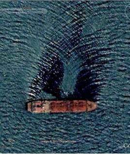 Lainete difraktsioon ümber tankeri