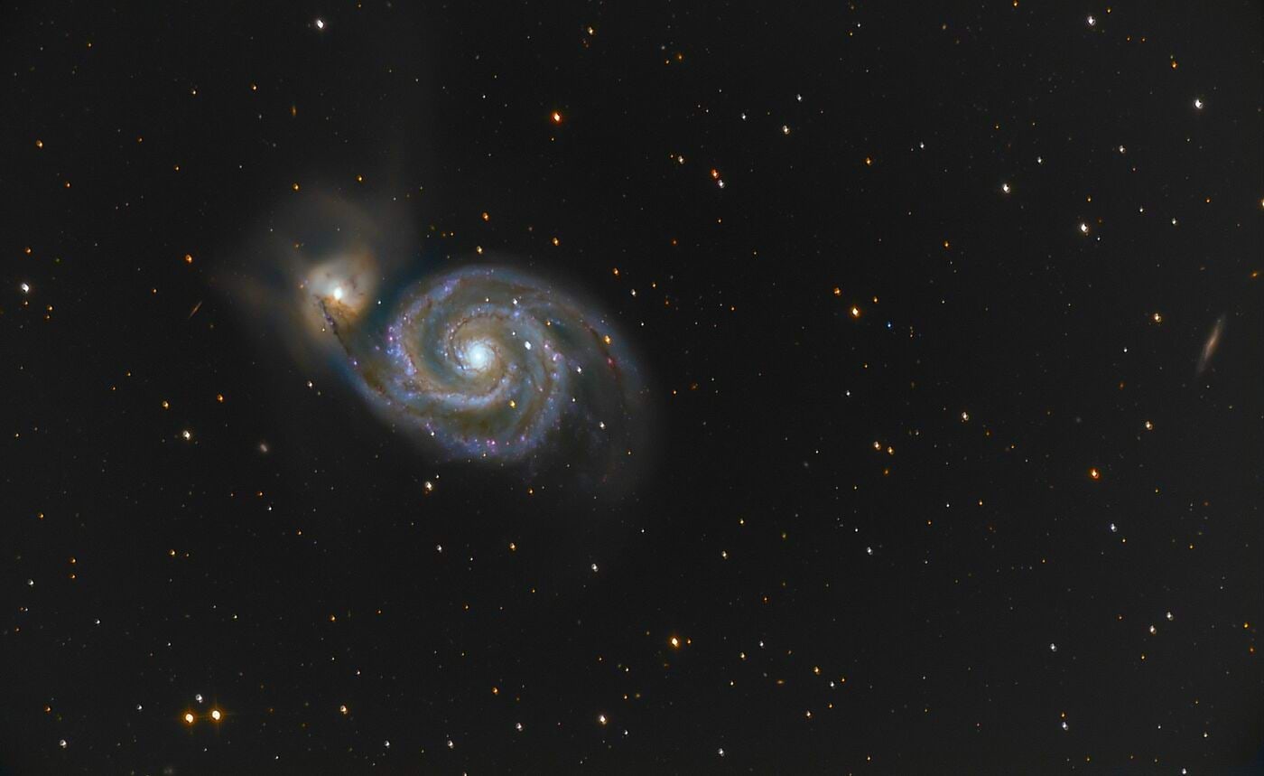 M 51 spiraalharud