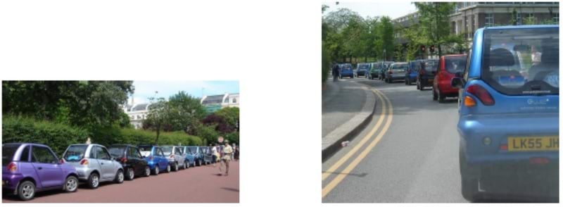 Londonis on üheksa sõidukit kümnest G-Wiz'id