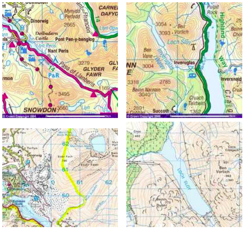 Snowdonia Rahvuspargis asuv Dinorwig. Võrdluseks Loch Sloy ja Loch Lomond