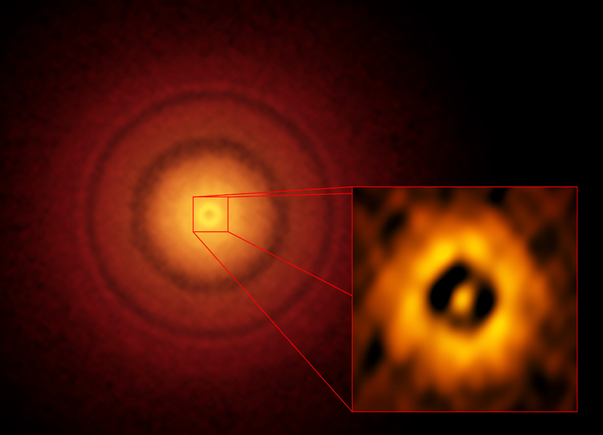 Tähe TW Hydrae ümber olev gaasi ja tolmu ketas