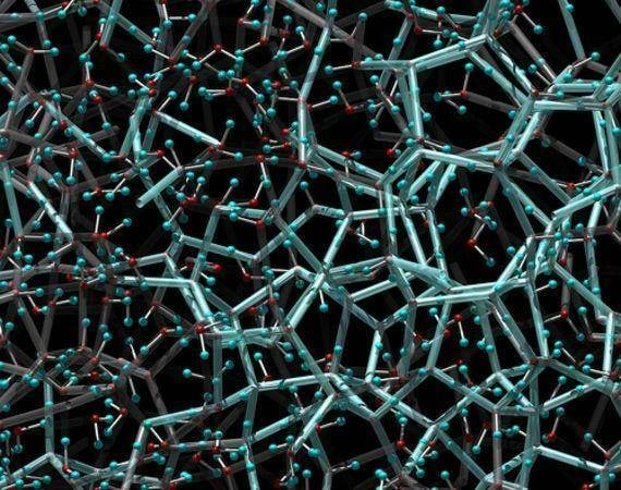 Jää struktuuri 3D mudel