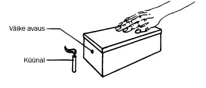 Tühi karp ja küünal