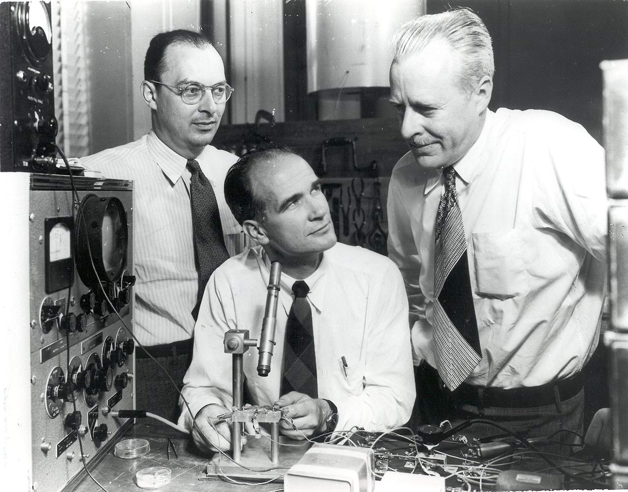 John Bardeen, William Shockley ja Walter Brattain
