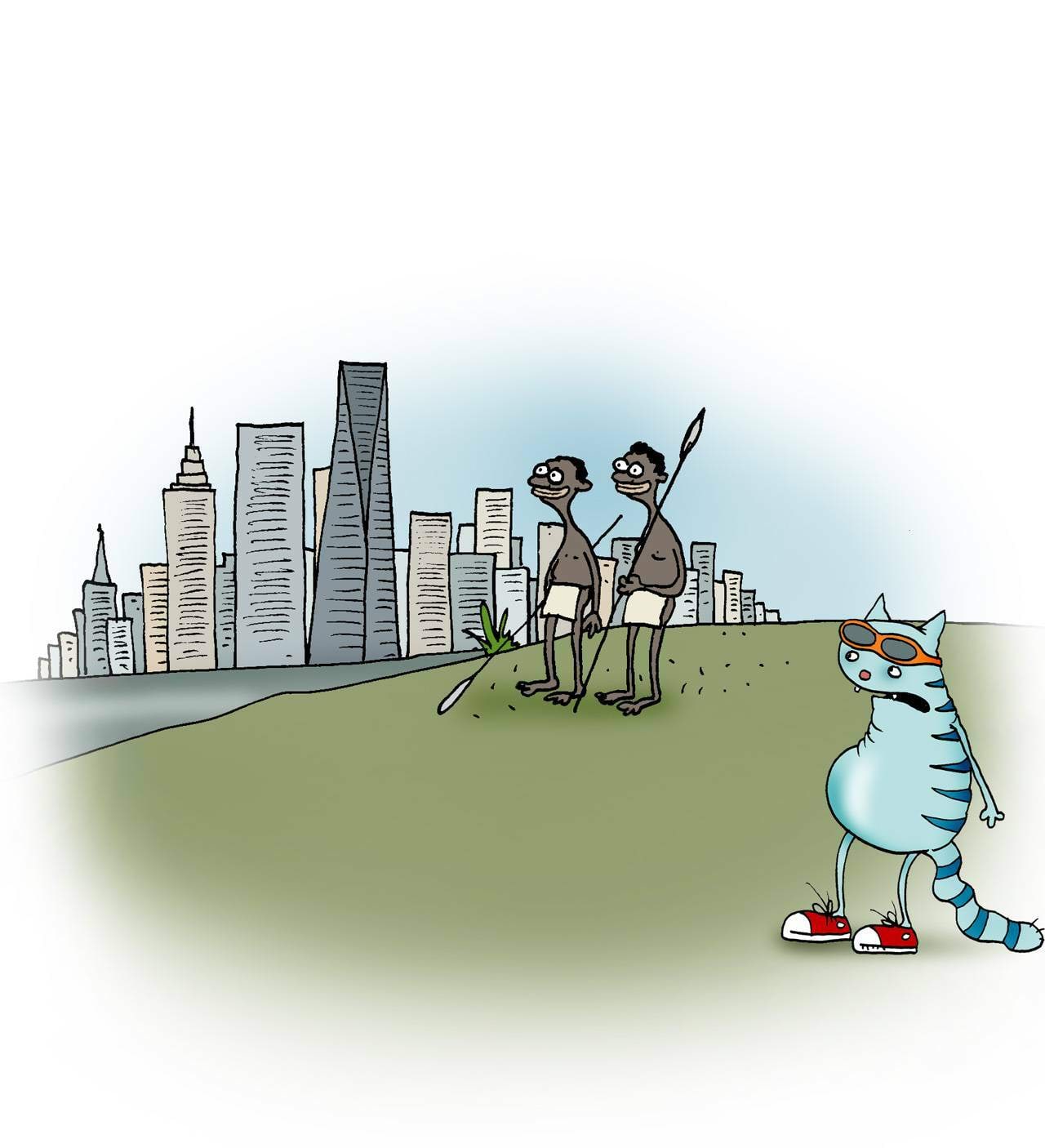 Kass pärismaalastega