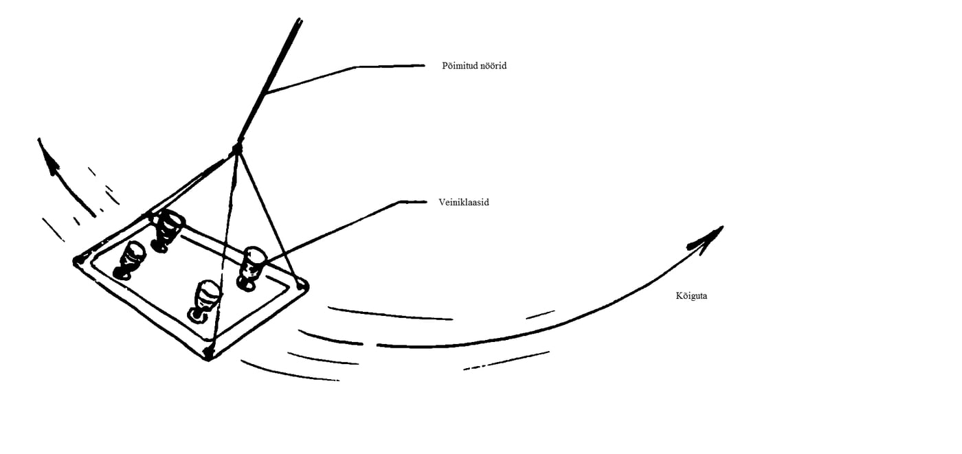 Lendavad veiniklaasid