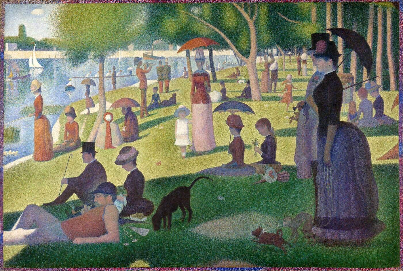 Georges Seurat’ „Pühapäeva pärastlõuna Grande-Jatte’i saarel”